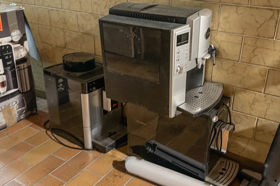 3 Kaffeemaschinen, defekt